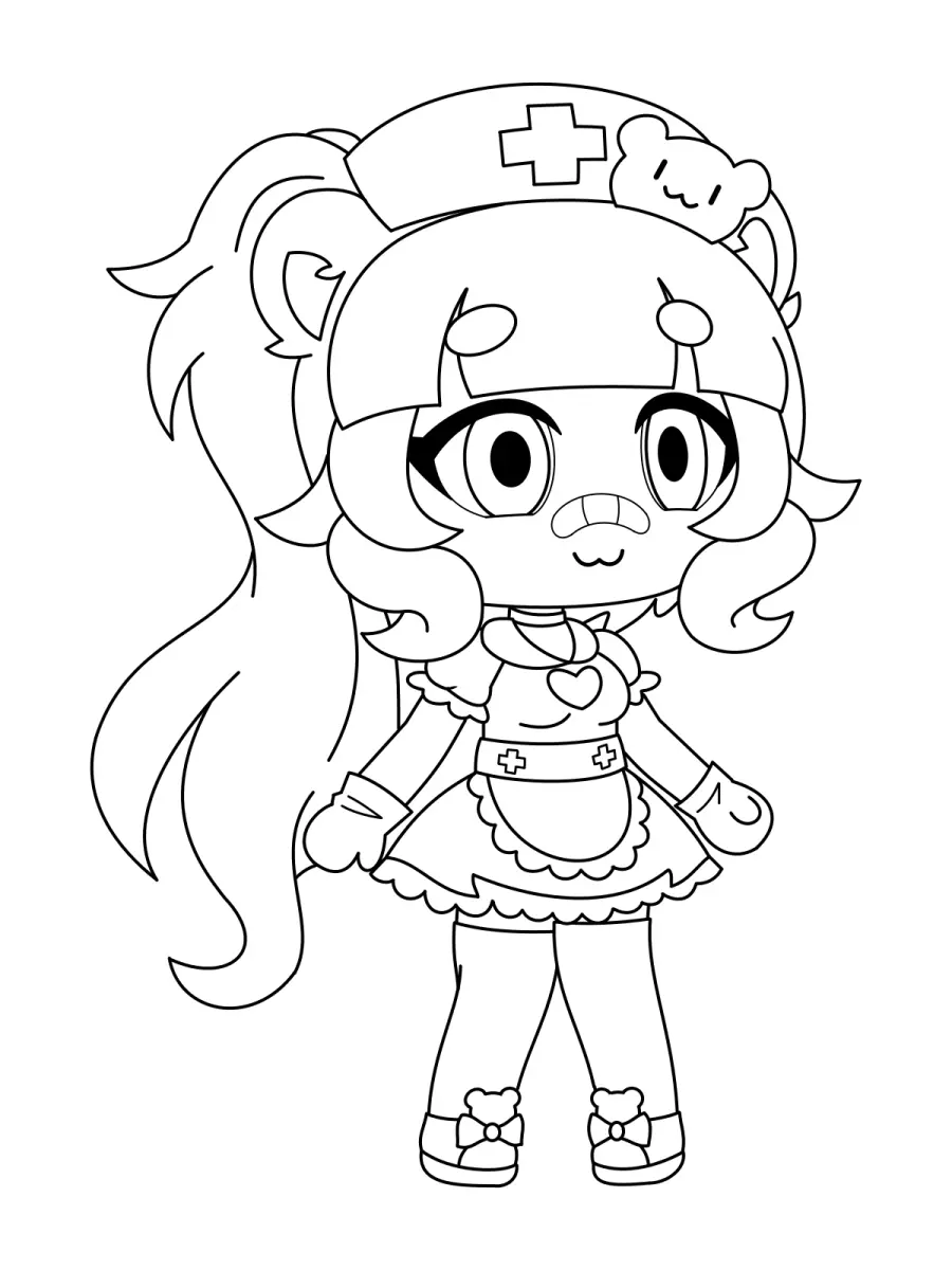 Gacha Life Coloring Pages 35