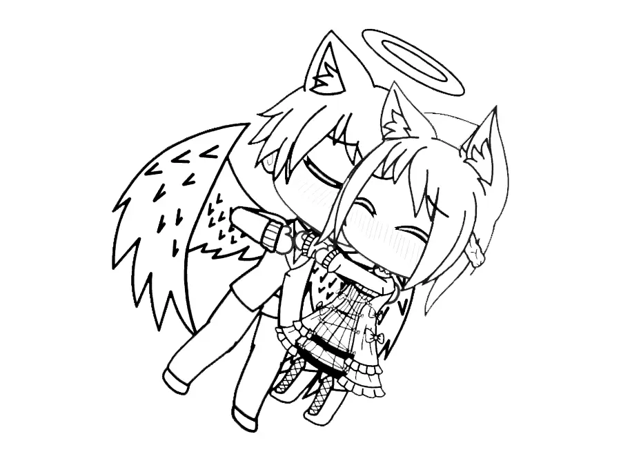 Gacha Life Coloring Pages 40