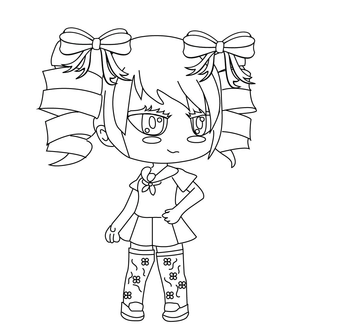 Gacha Life Coloring Pages 44