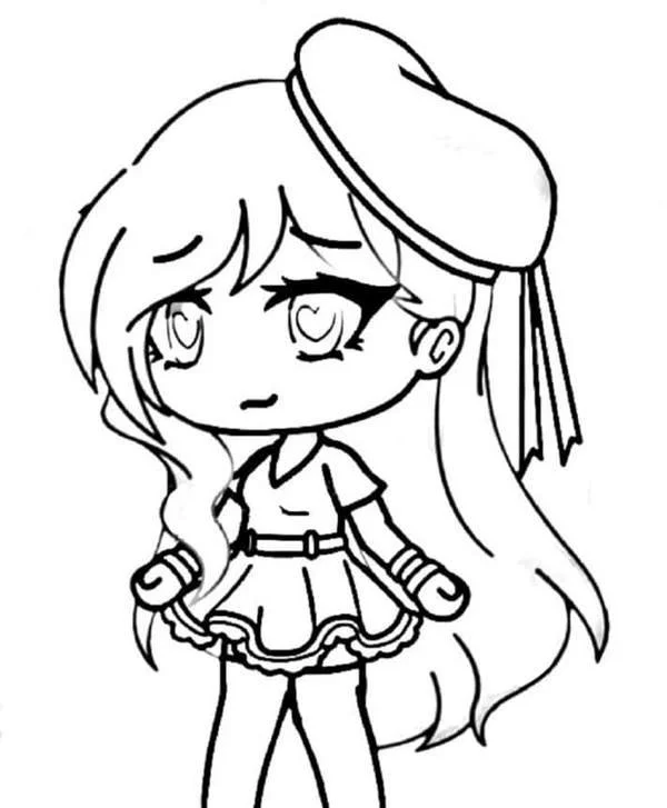 Gacha Life Coloring Pages 45