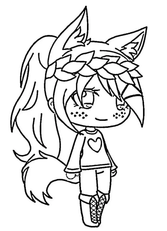 Gacha Life Coloring Pages 5