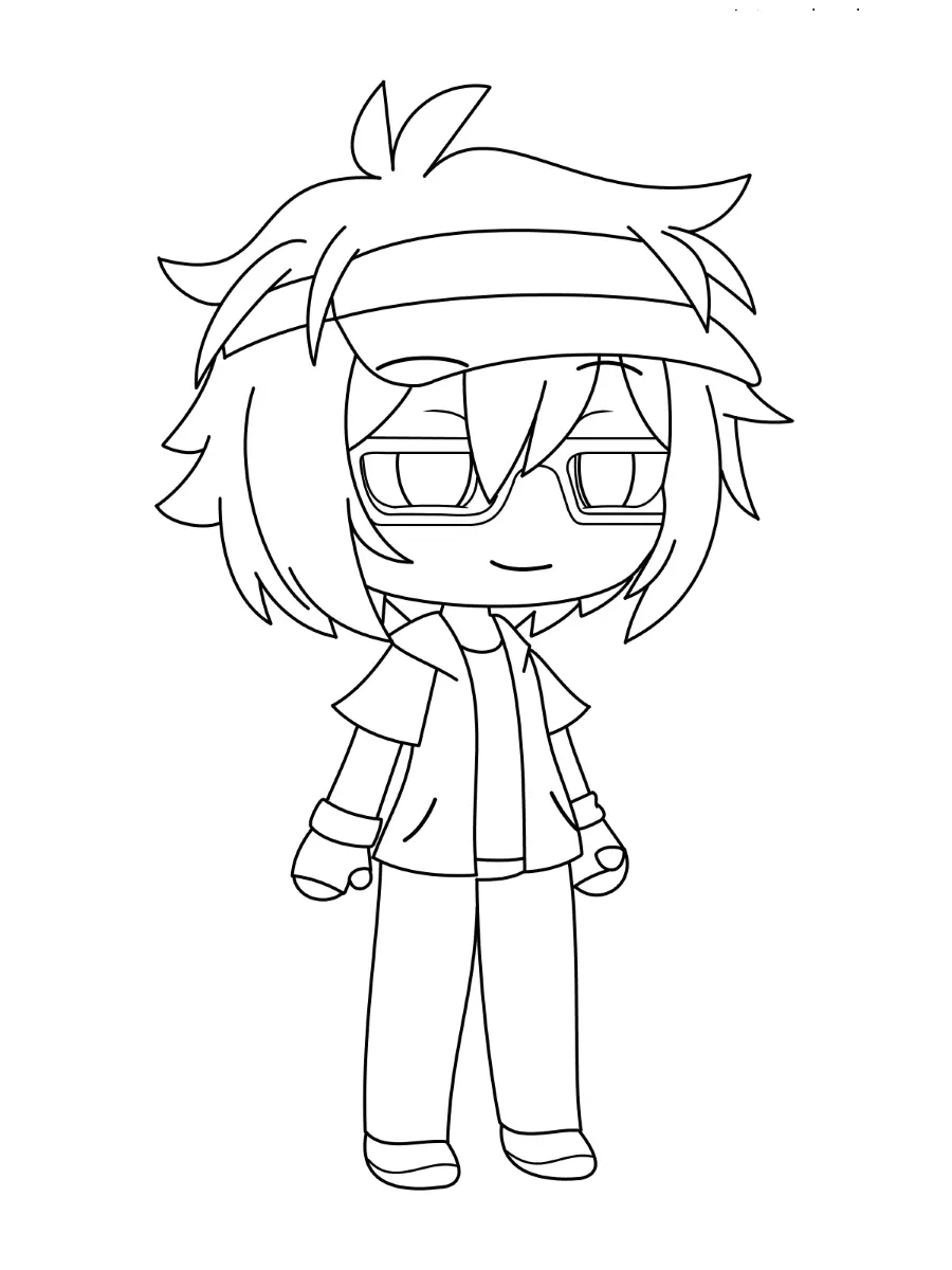 Gacha Life Coloring Pages 50