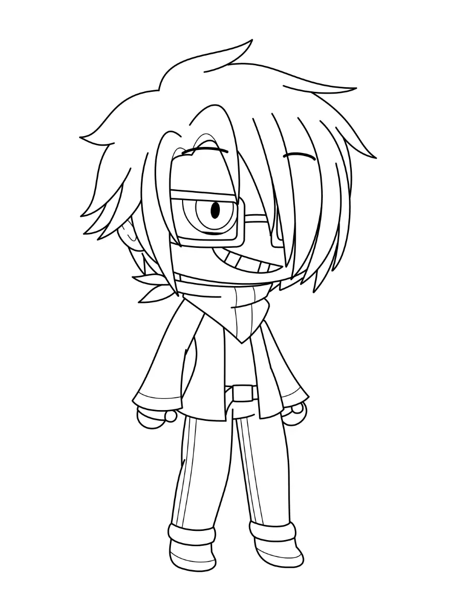 Gacha Life Coloring Pages 52