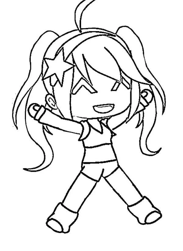 Gacha Life Coloring Pages 56