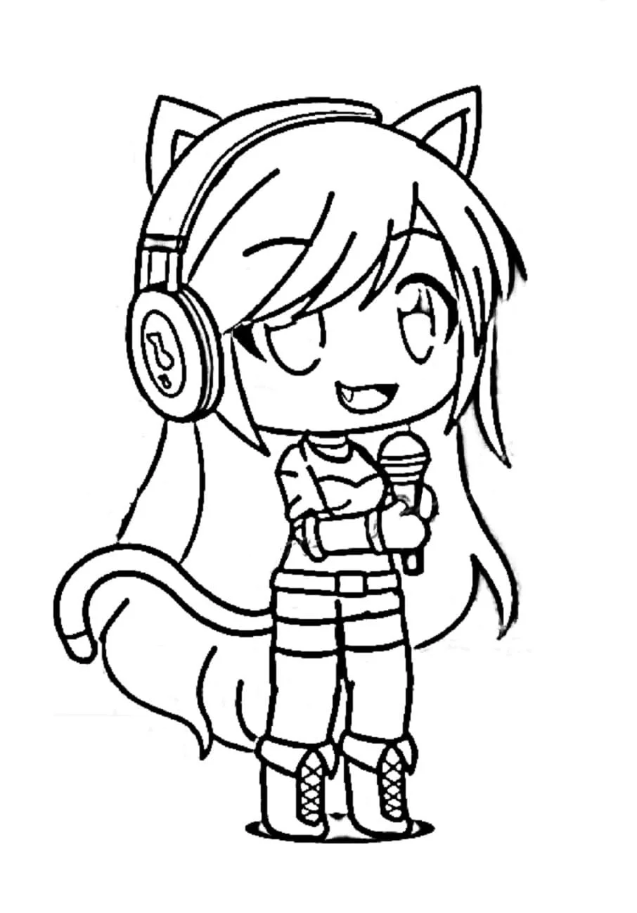 Gacha Life Coloring Pages 6