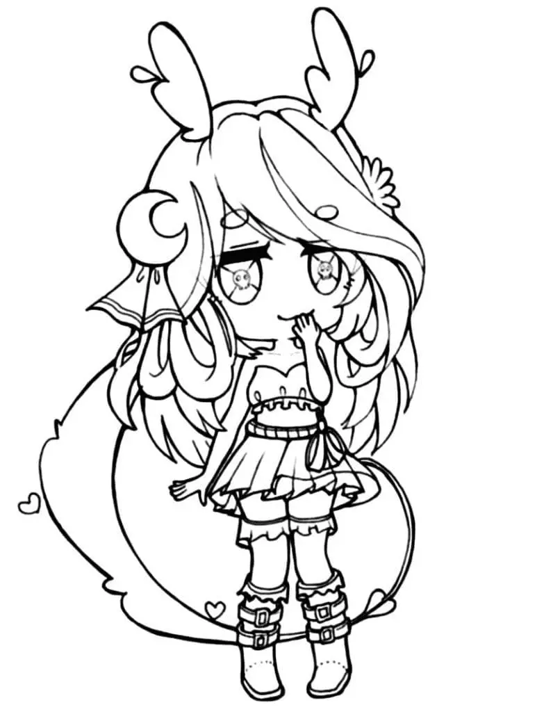Gacha Life Coloring Pages 62