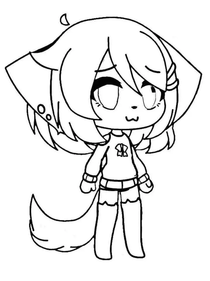 Gacha Life Coloring Pages 70