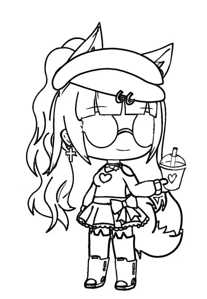 Gacha Life Coloring Pages 72