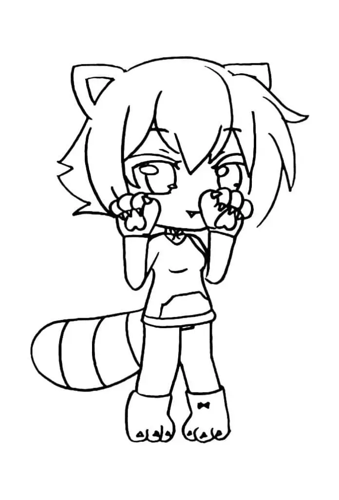 Gacha Life Coloring Pages 84
