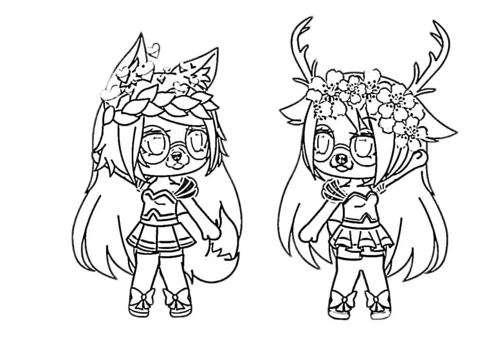 Gacha Life Coloring Pages 89