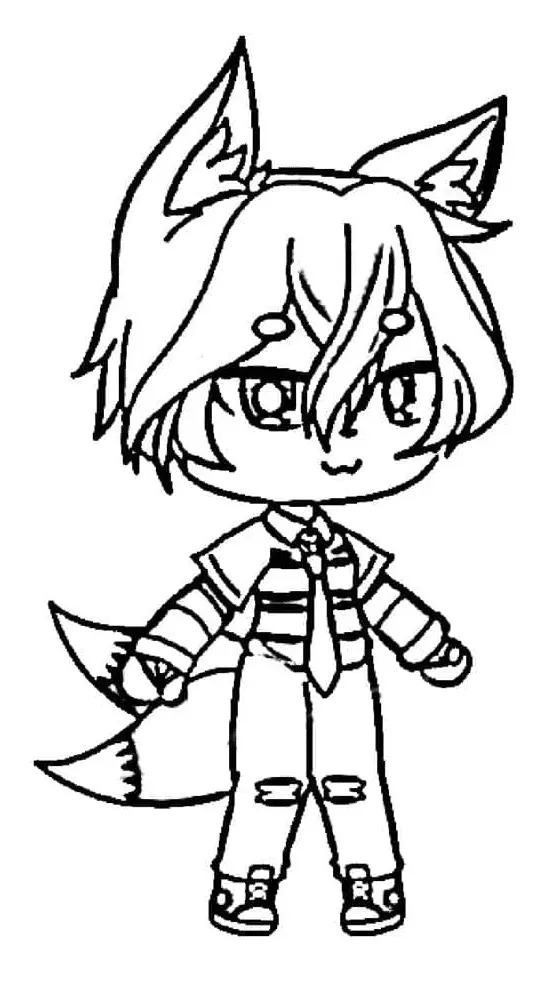 Gacha Life Coloring Pages 99