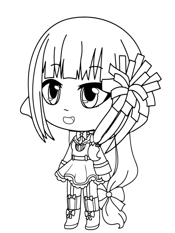 Gacha Nox Coloring Pages 1