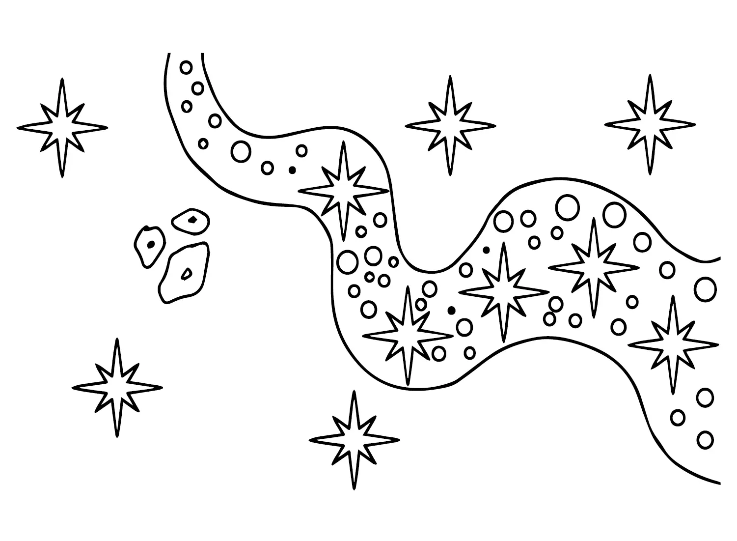 Desenhos de Galaxia Para Colorir 12