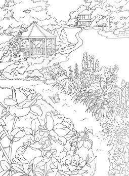 Jardines Para Colorear 19