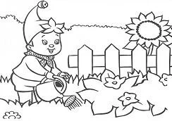 Jardines Para Colorear 9