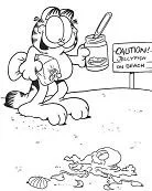 Garfield Coloring Pages 1
