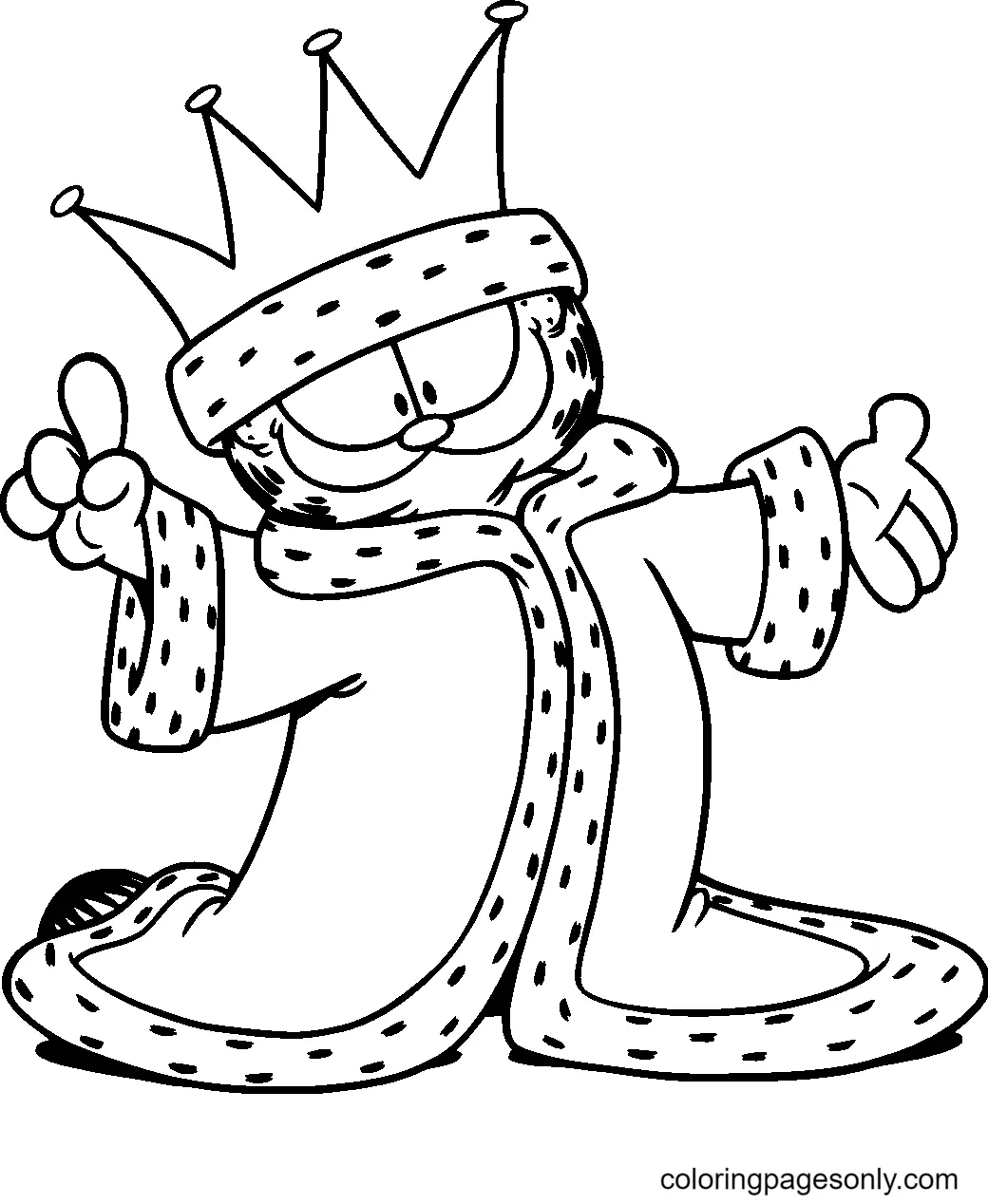Garfield Coloring Pages 15