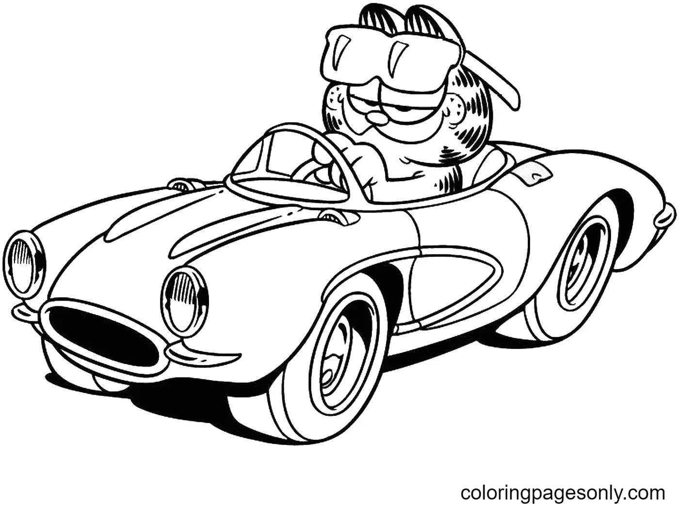 Garfield Coloring Pages 22