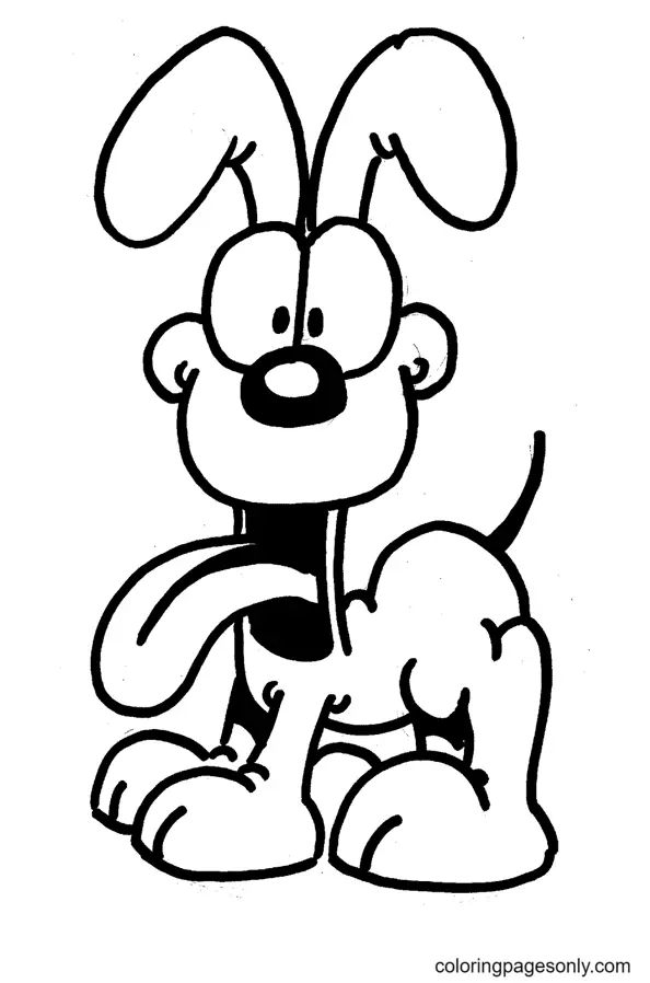 Garfield Coloring Pages 24