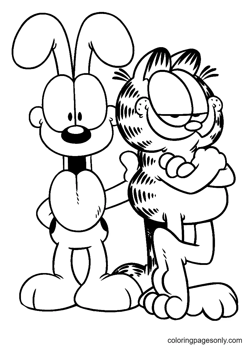 Garfield Coloring Pages 39