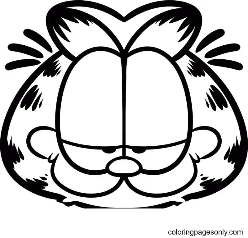 Garfield Coloring Pages 4