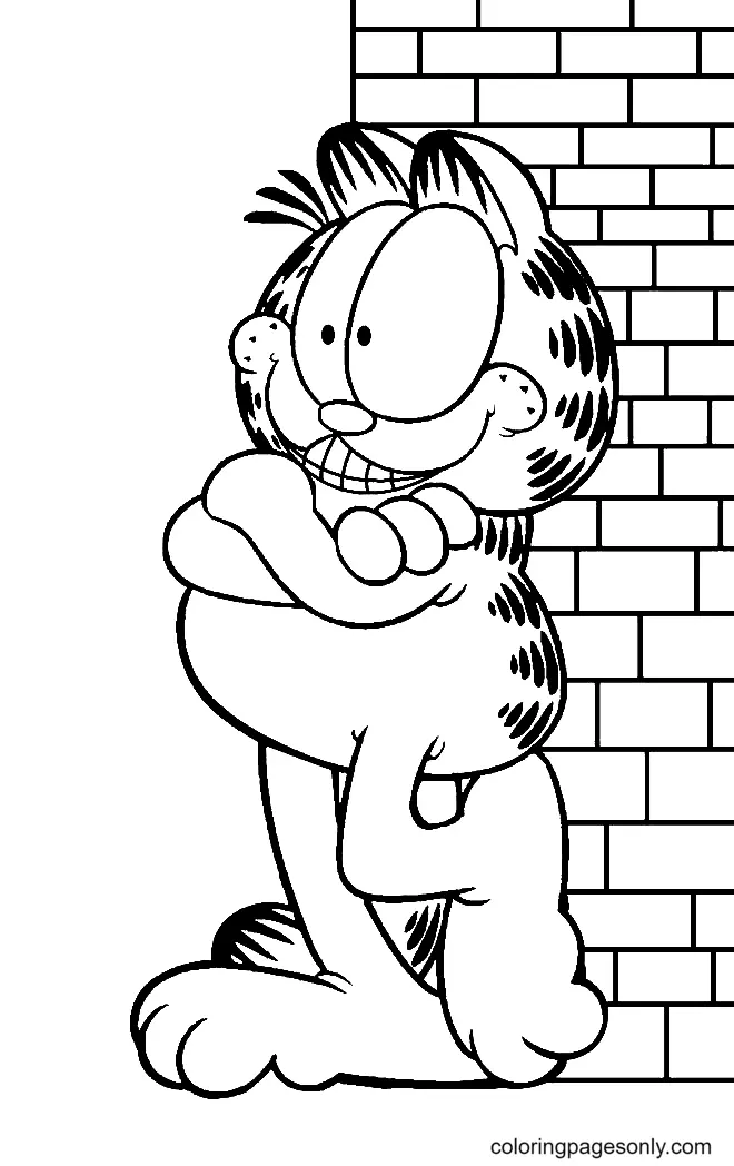 Garfield Coloring Pages 42