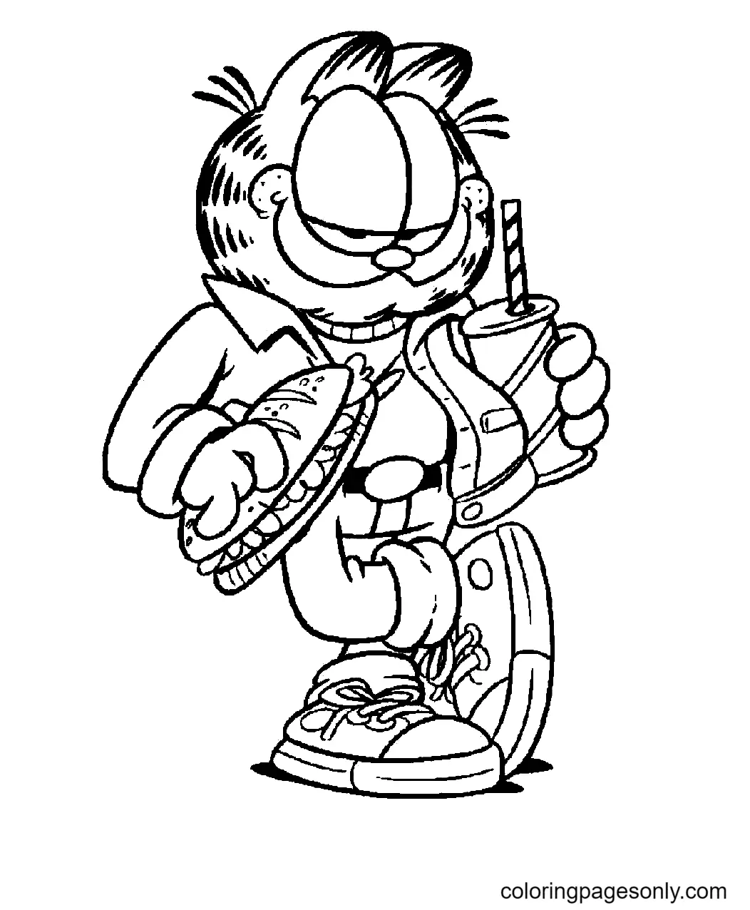 Garfield Coloring Pages 52