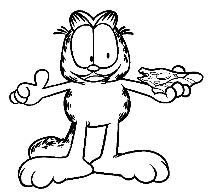 Garfield Coloring Pages 56
