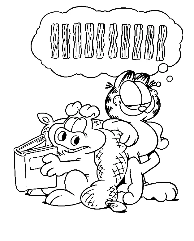 Garfield Coloring Pages 64