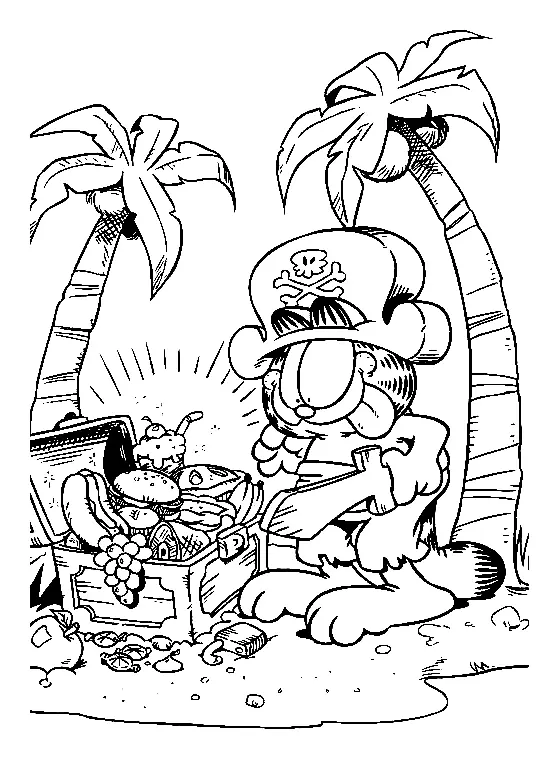 Garfield Coloring Pages 65