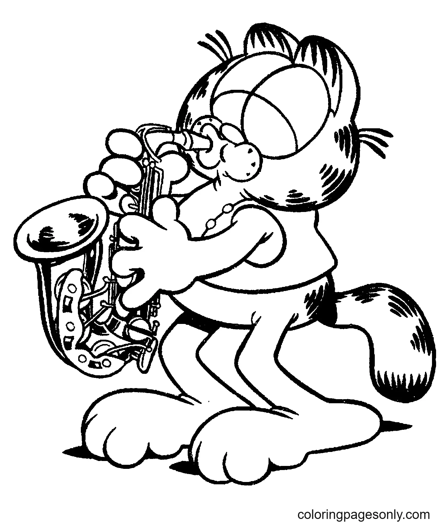 Garfield Coloring Pages 71