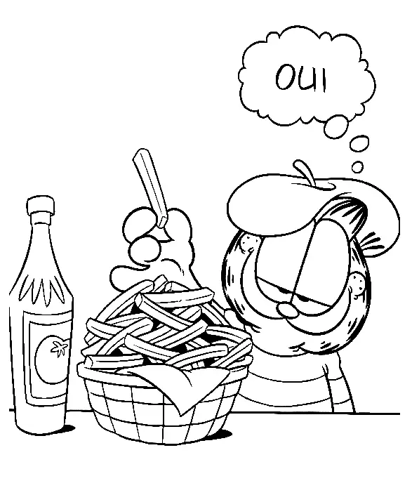 Garfield Coloring Pages 81
