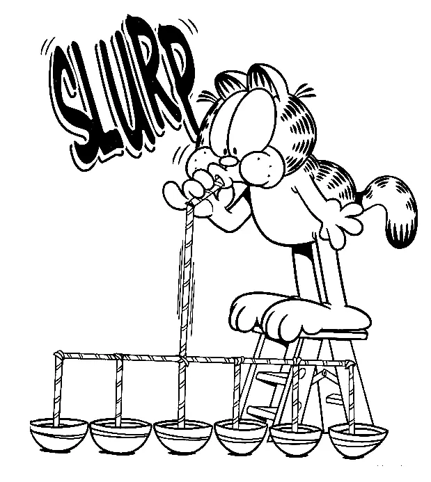 Garfield Coloring Pages 82