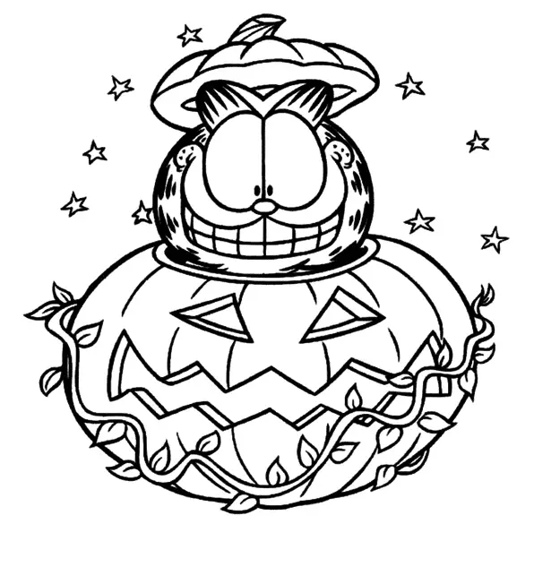 Garfield Coloring Pages 88