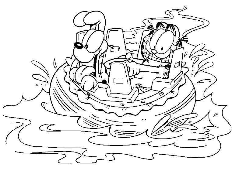 Garfield Coloring Pages 89