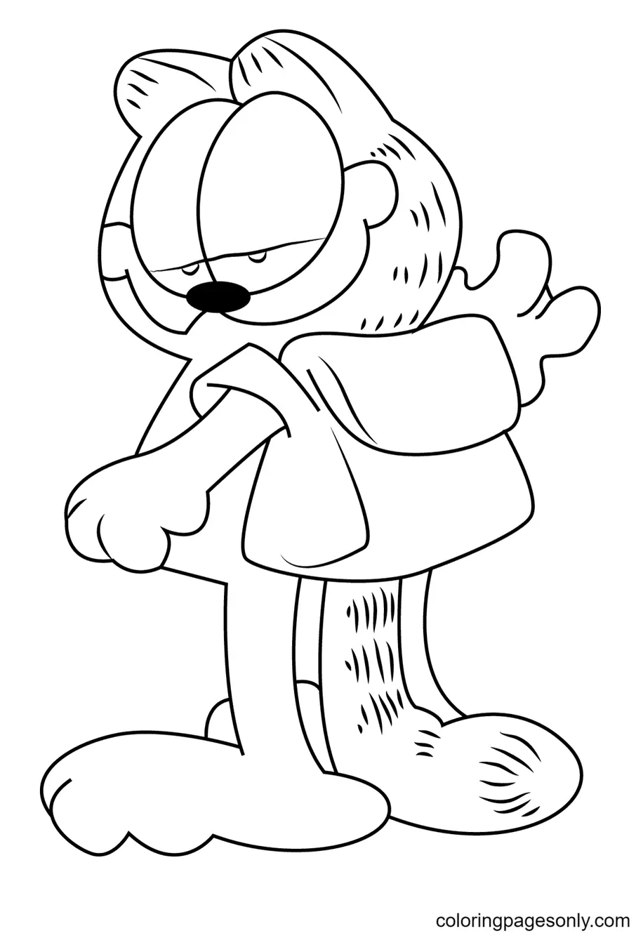 Garfield Coloring Pages 95