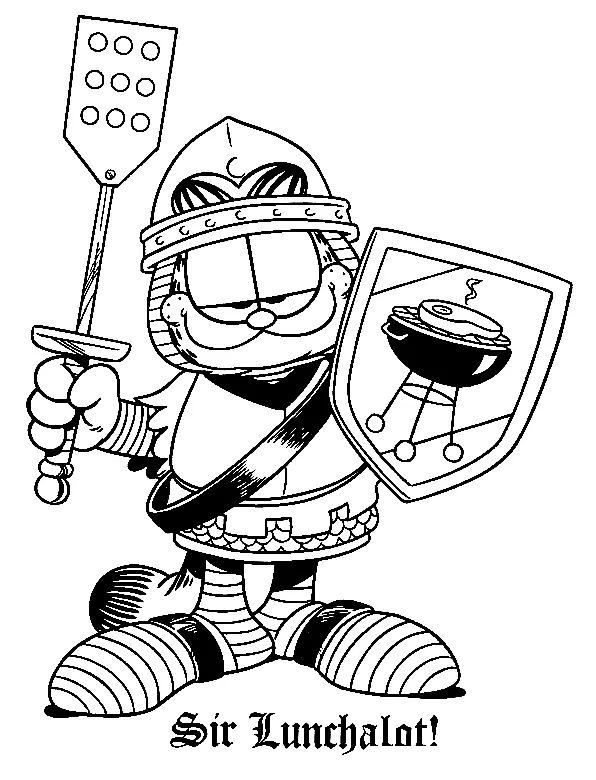 Garfield Coloring Pages 96
