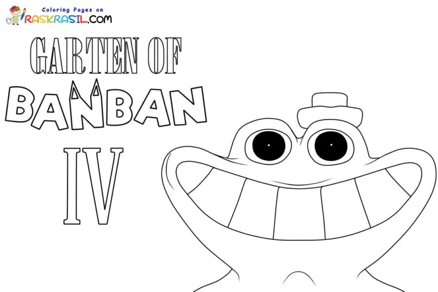 Garten of Banban Coloring Pages 1