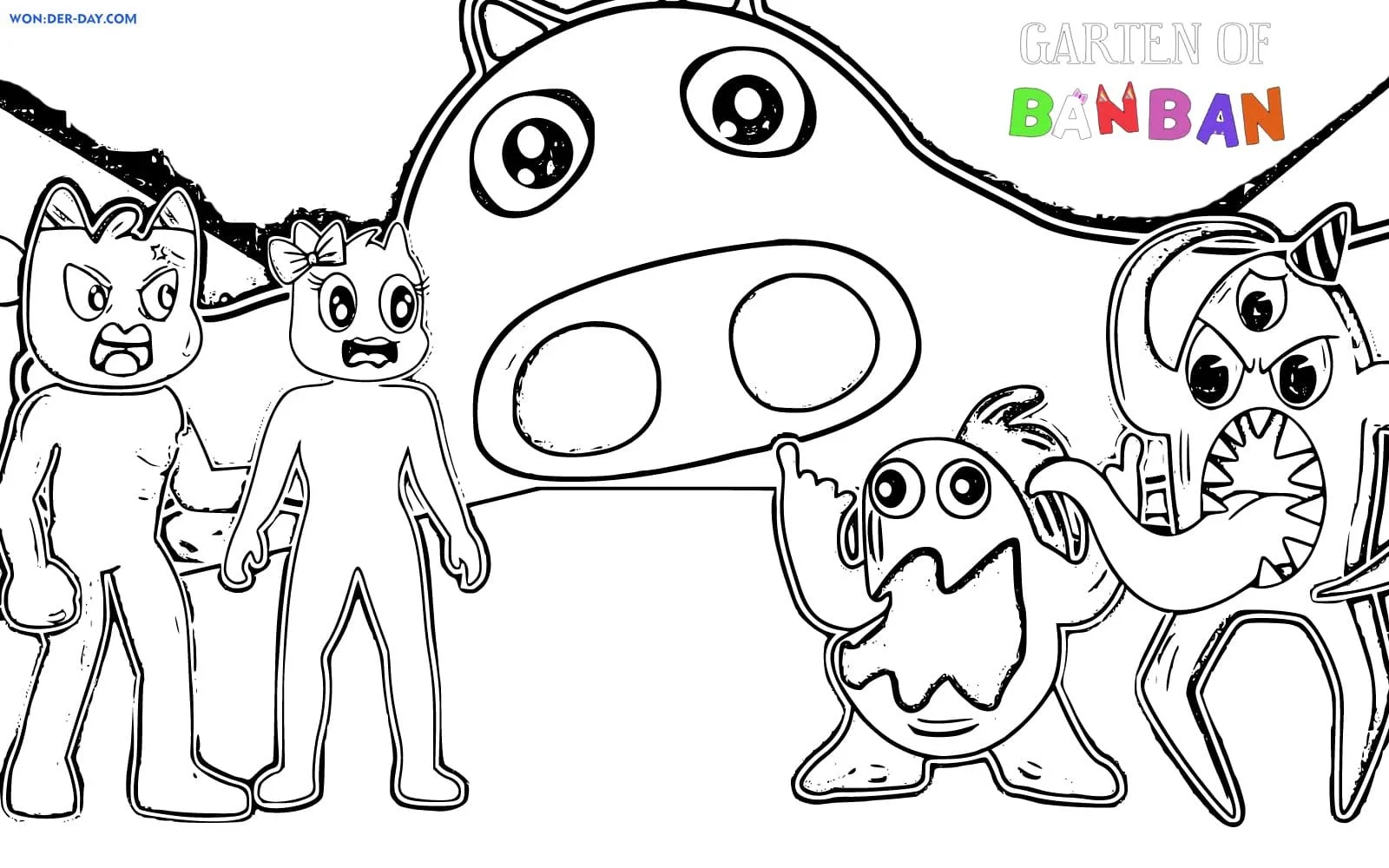 Garten of Banban Coloring Pages 25