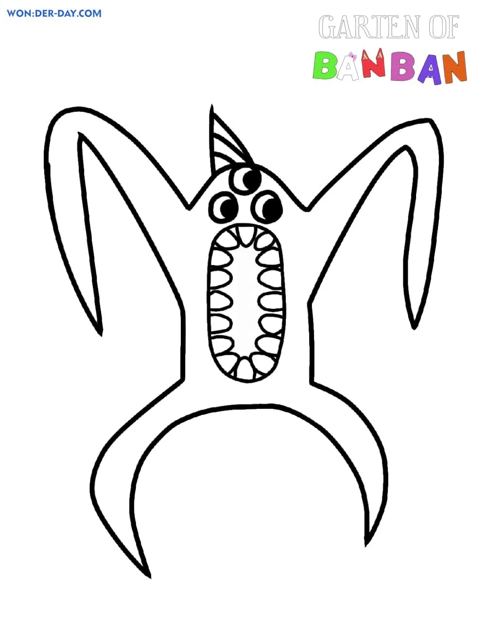 Garten of Banban Coloring Pages 38
