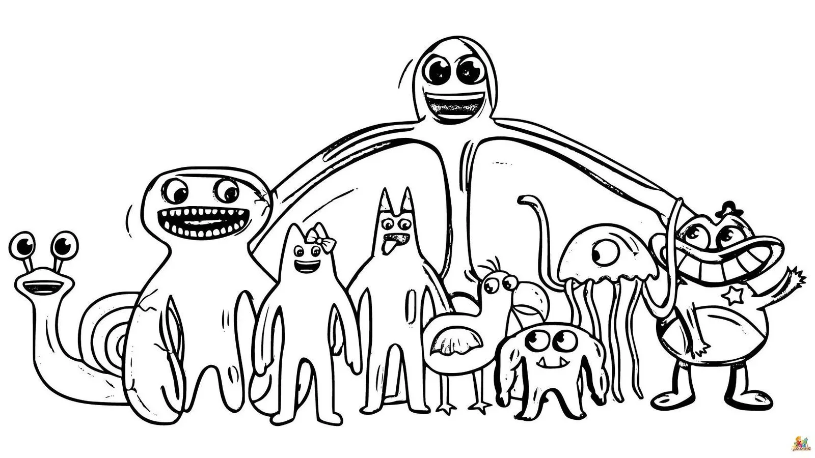 Garten of Banban Coloring Pages 42