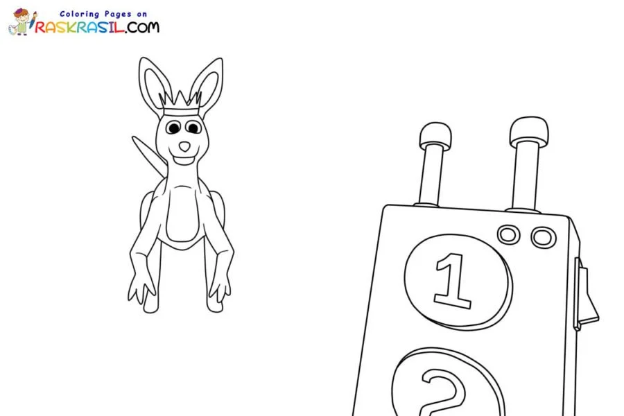 Garten of Banban Coloring Pages 8