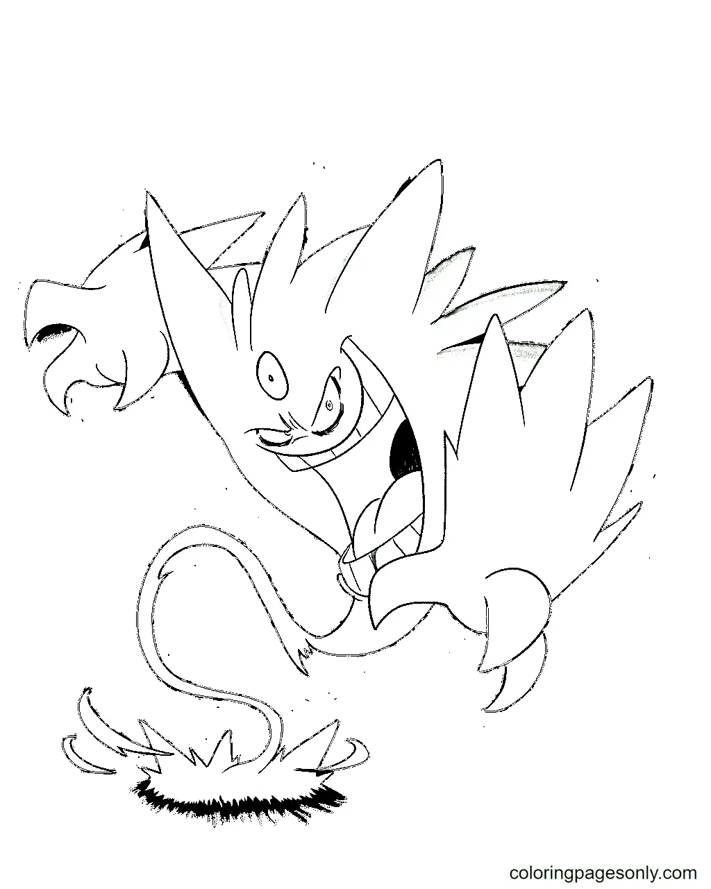 Gengar Para Colorear 38