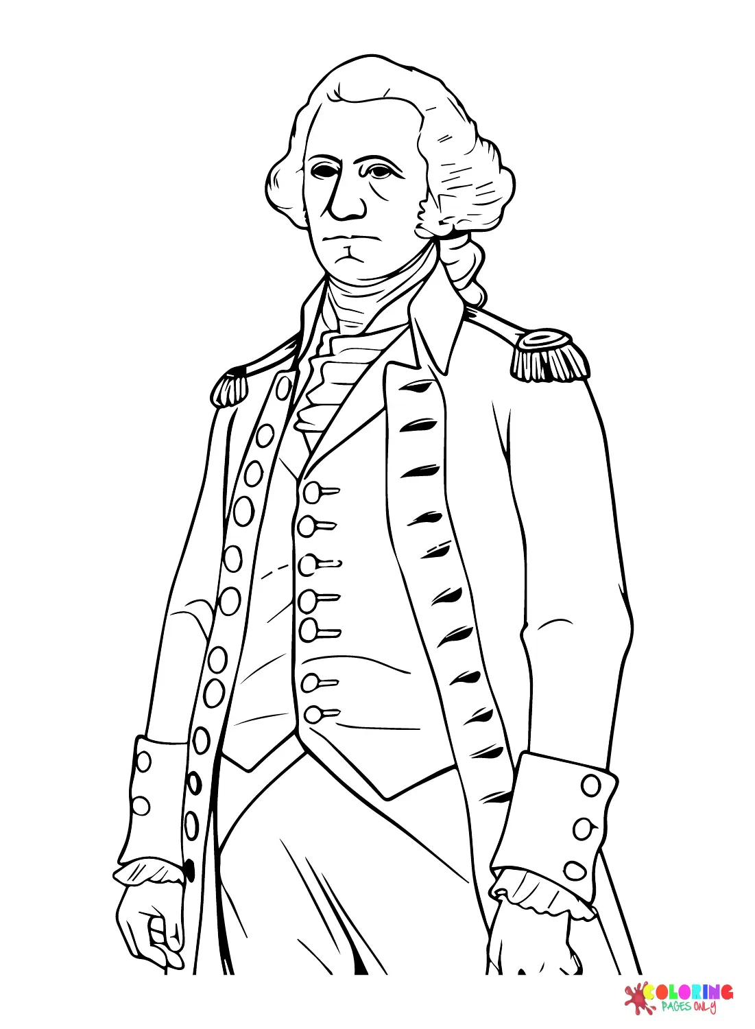 George Washington Coloring Pages 8
