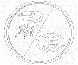 German Bundesliga Team logos Coloring Pages 15