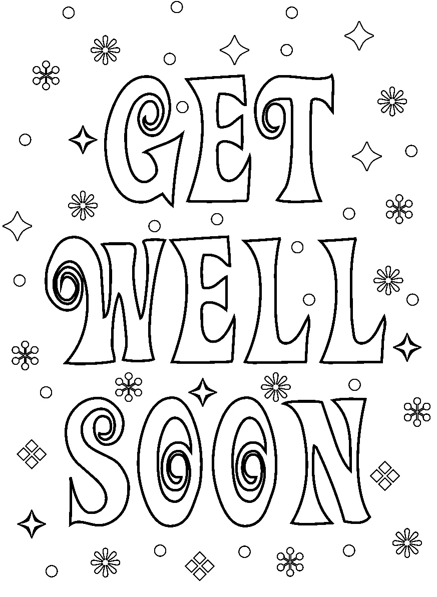 Get Well Soon Coloring Pages 15
