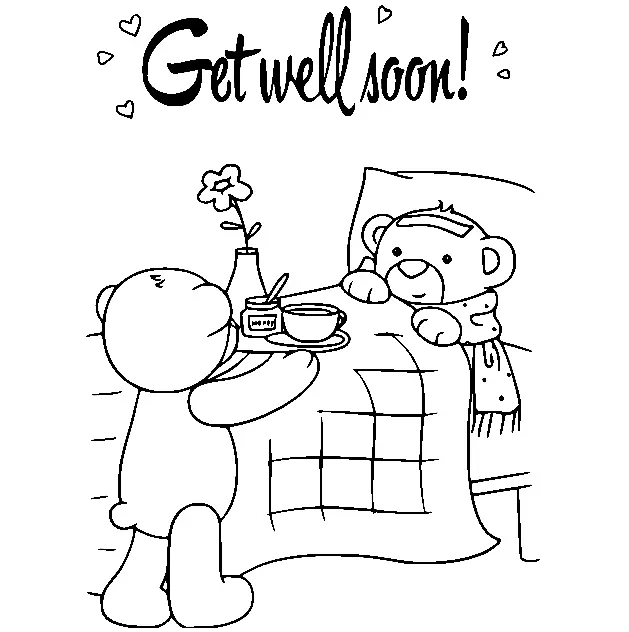 Get Well Soon Coloring Pages 18