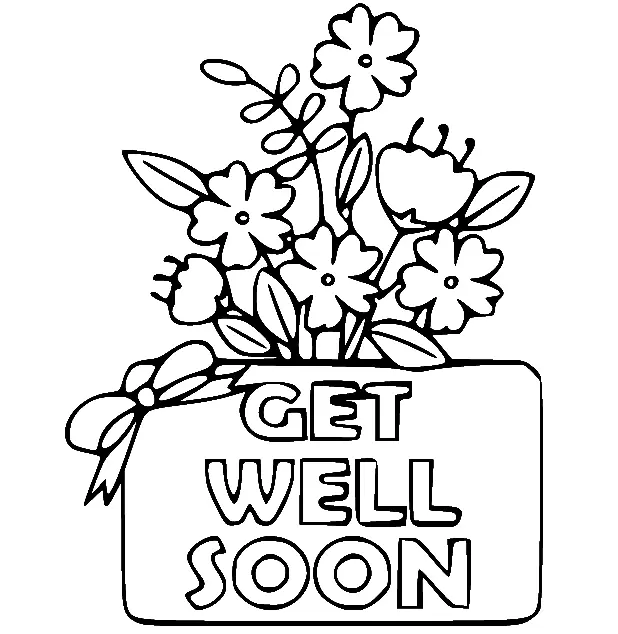 Get Well Soon Coloring Pages 2