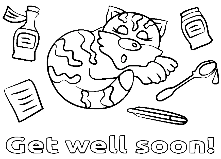 Get Well Soon Coloring Pages 39