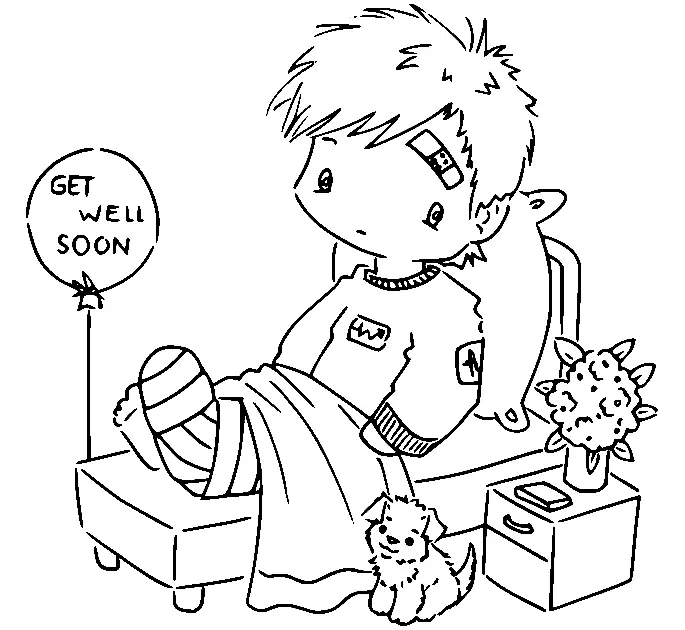Get Well Soon Coloring Pages 42
